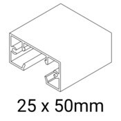 Knotwood Batten 25mm x 50mm Wide Female/Part B (KEB2525M Compatible) - 6500mm